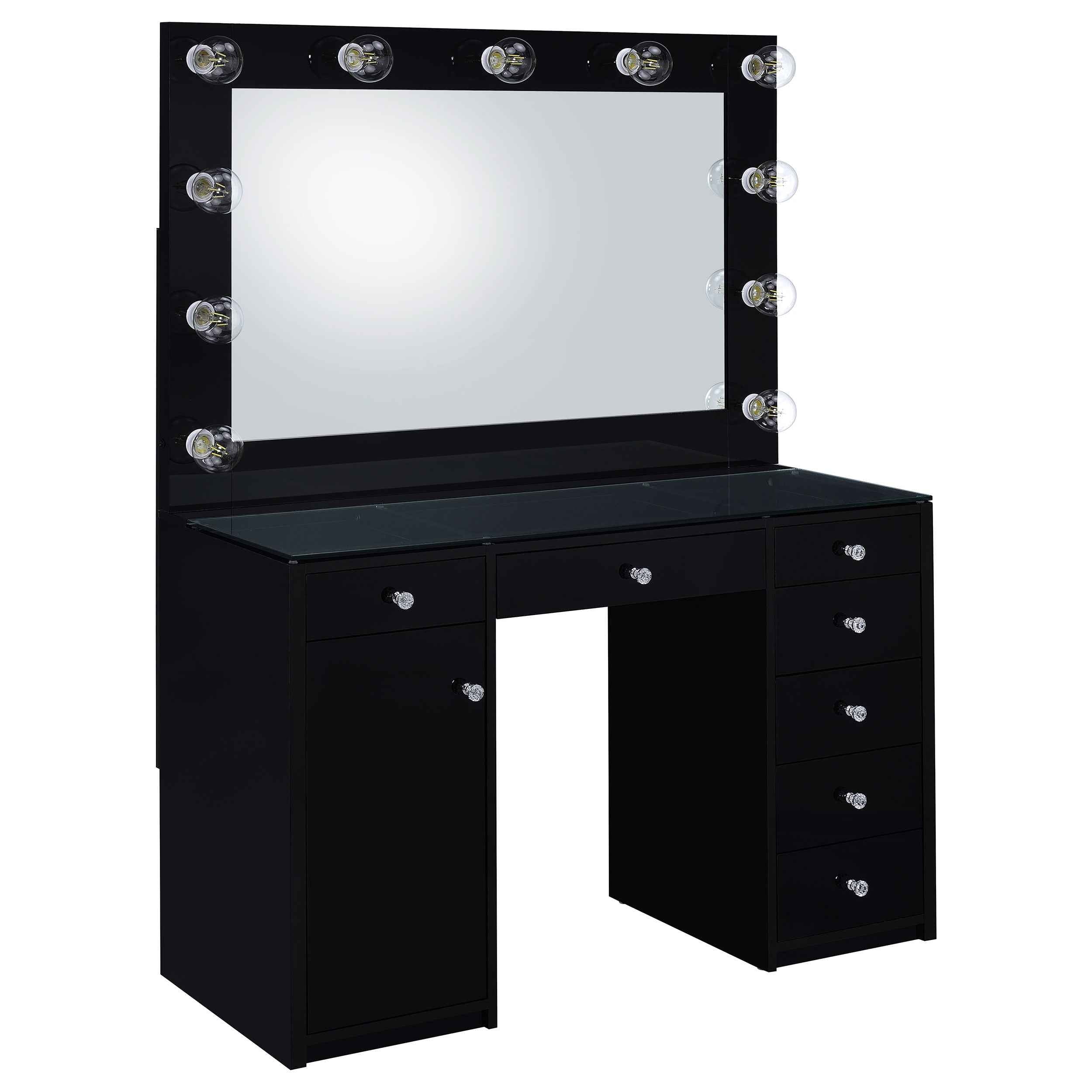 Acena Makeup Vanity Table with LED Mirror