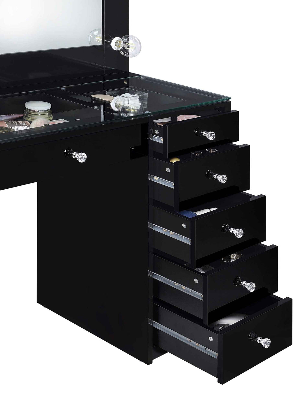 Acena Makeup Vanity Table with LED Mirror