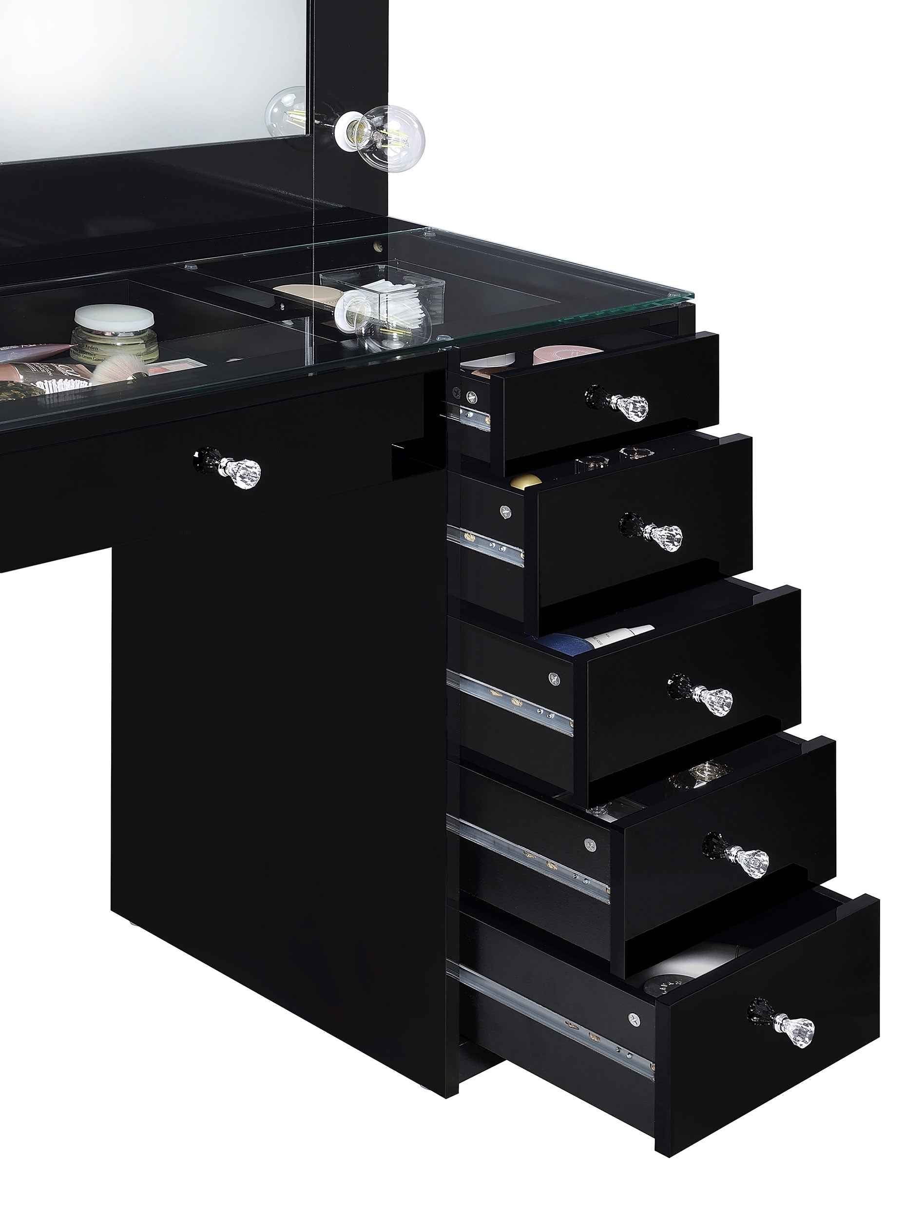 Acena Makeup Vanity Table with LED Mirror