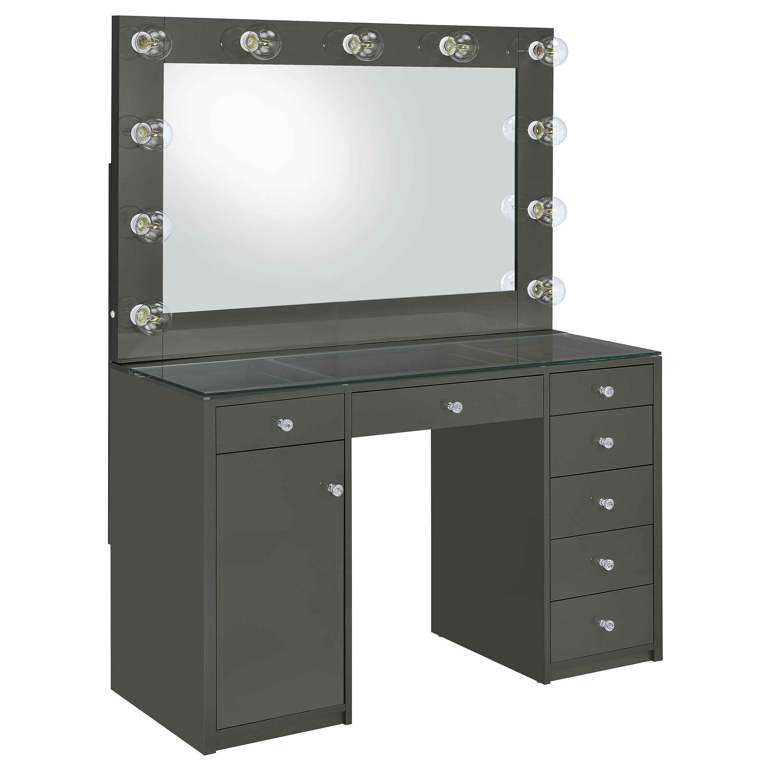 Acena Makeup Vanity Table with LED Mirror