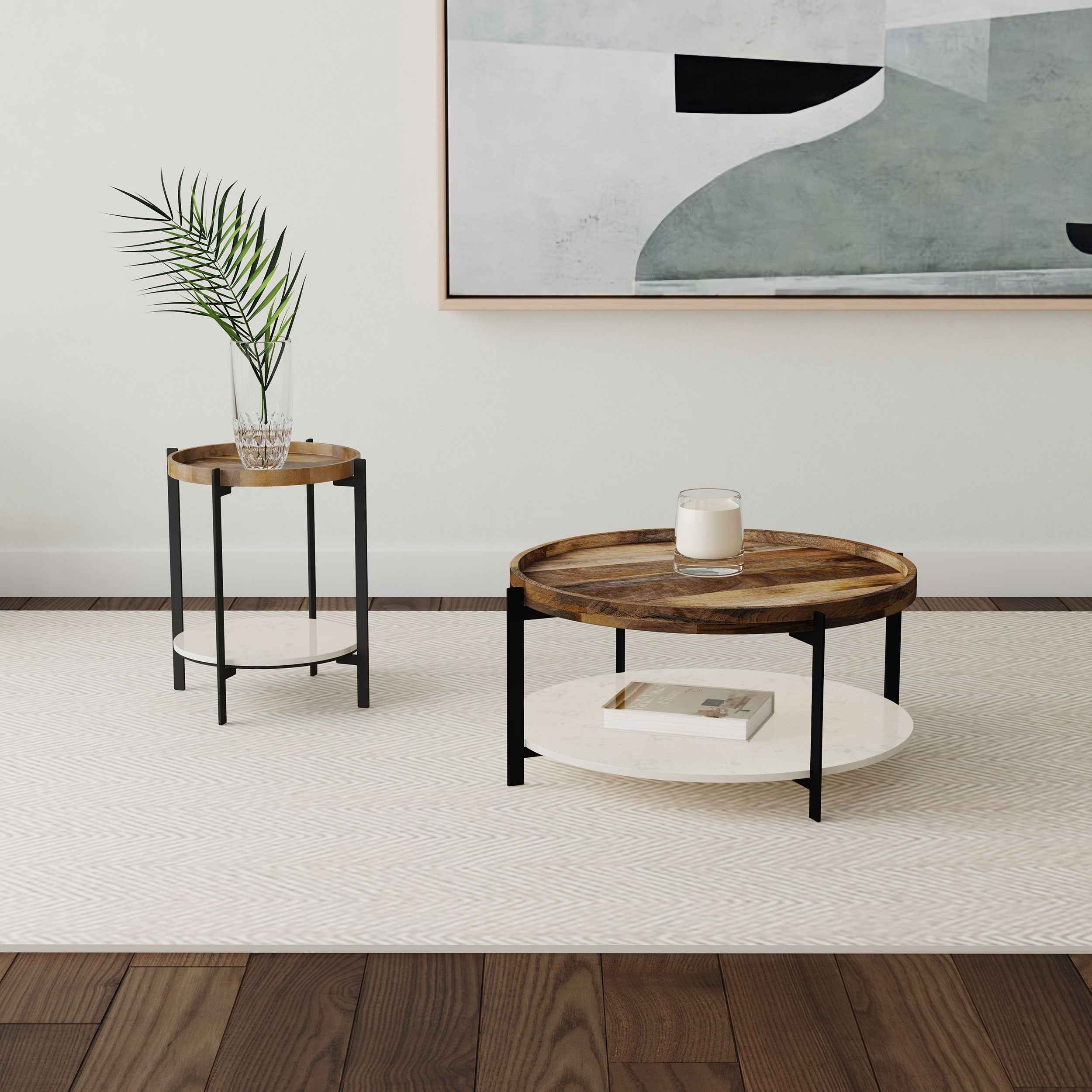 Adhvik End Table