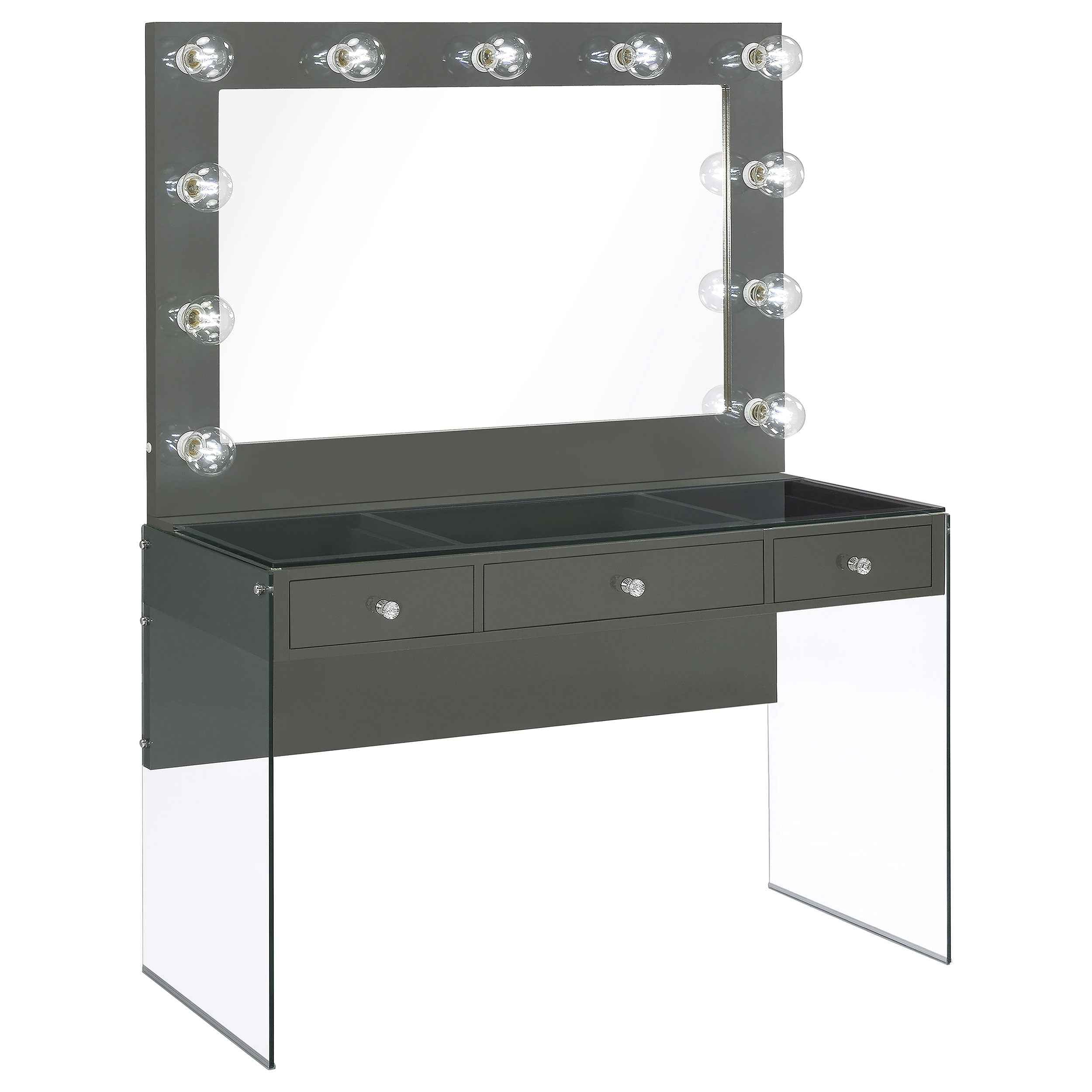 Afshan Makeup Vanity Table with LED Mirror