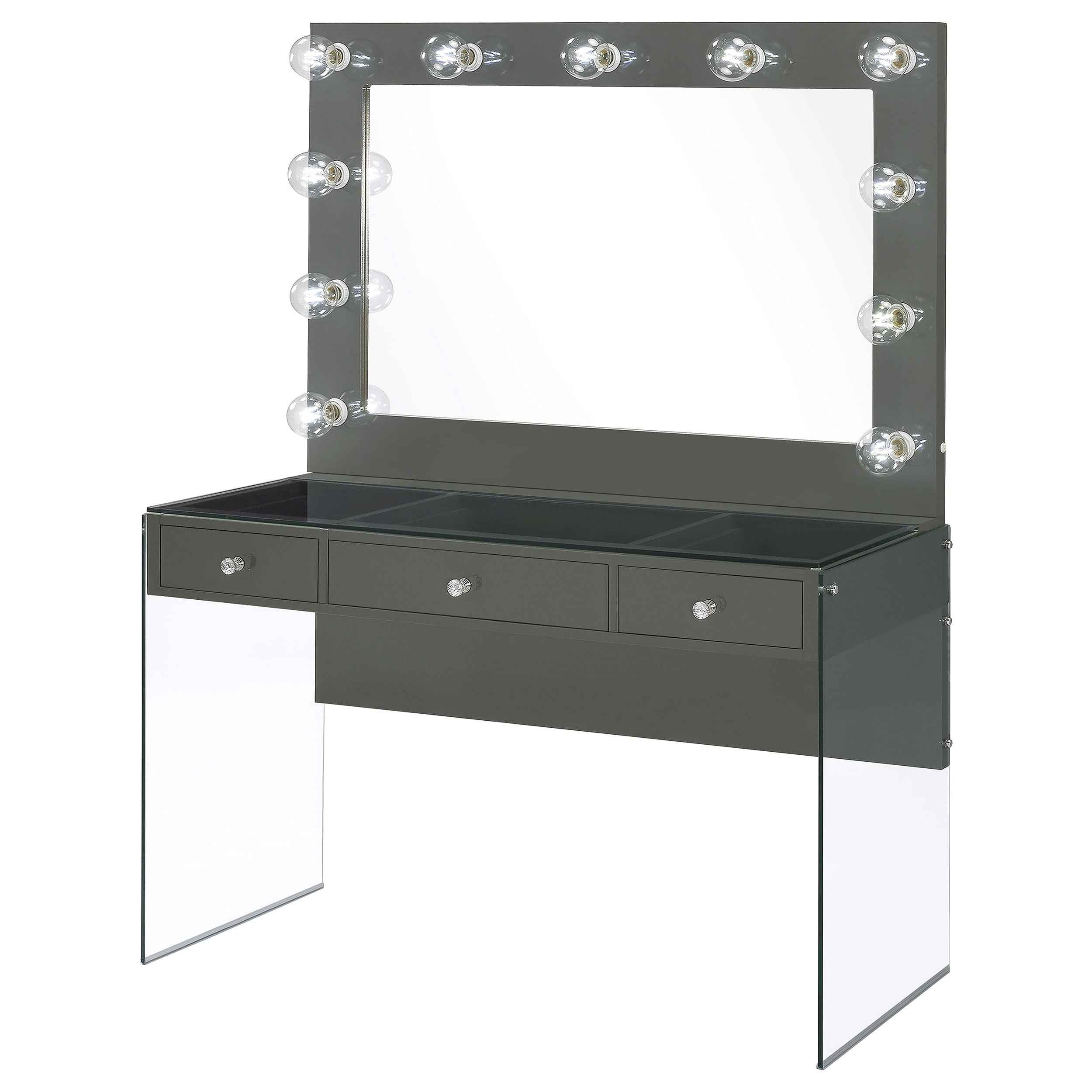 Afshan Makeup Vanity Table with LED Mirror