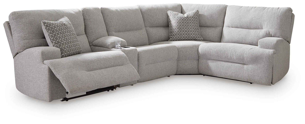Acklen Place Power Reclining Sectional with Storage Console