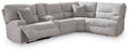 Acklen Place Power Reclining Sectional with Storage Console