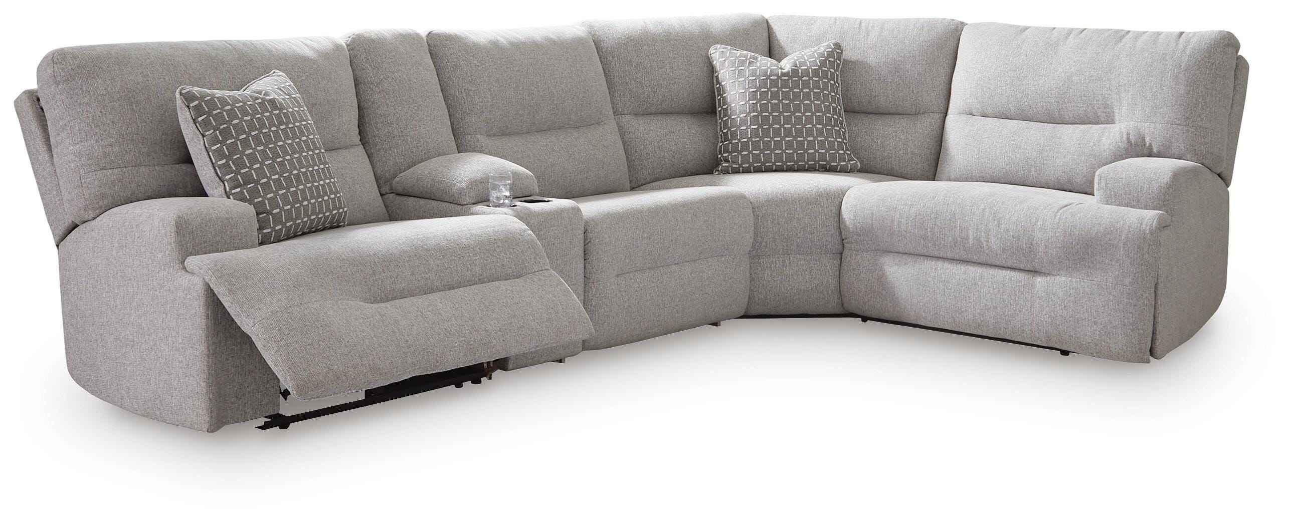 Acklen Place Power Reclining Sectional with Storage Console