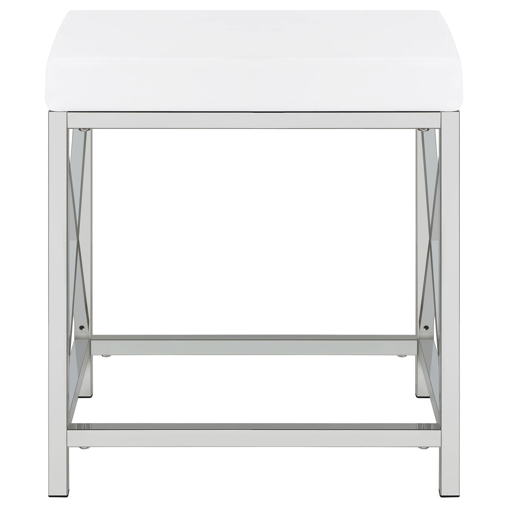Eliza Makeup Vanity Table with LED Mirror and Stool