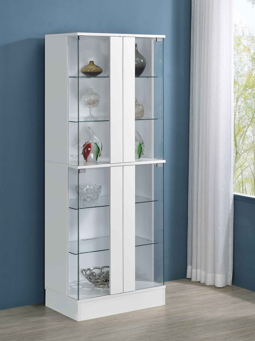 Cabra Curio Cabinet with LED Lighting