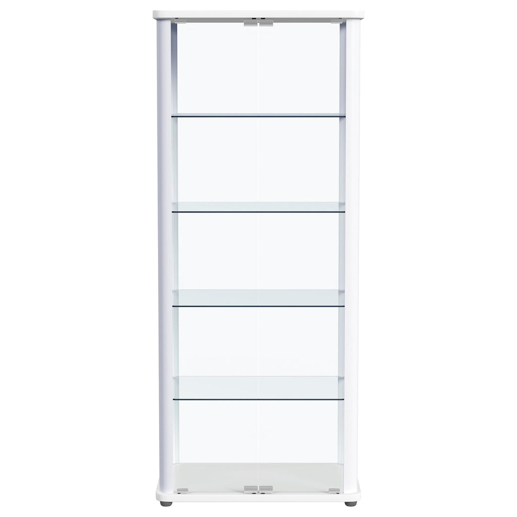 Aero Curio Cabinet with LED Lighting