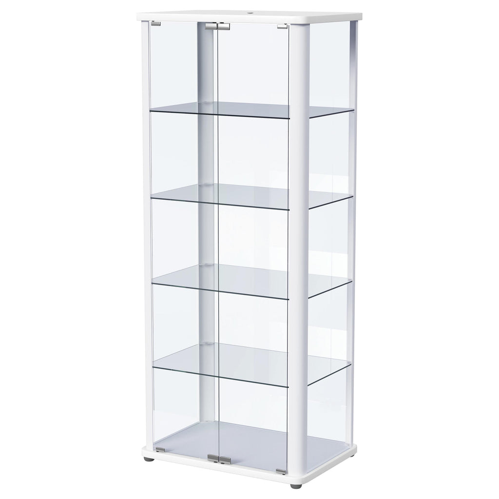 Aero Curio Cabinet with LED Lighting