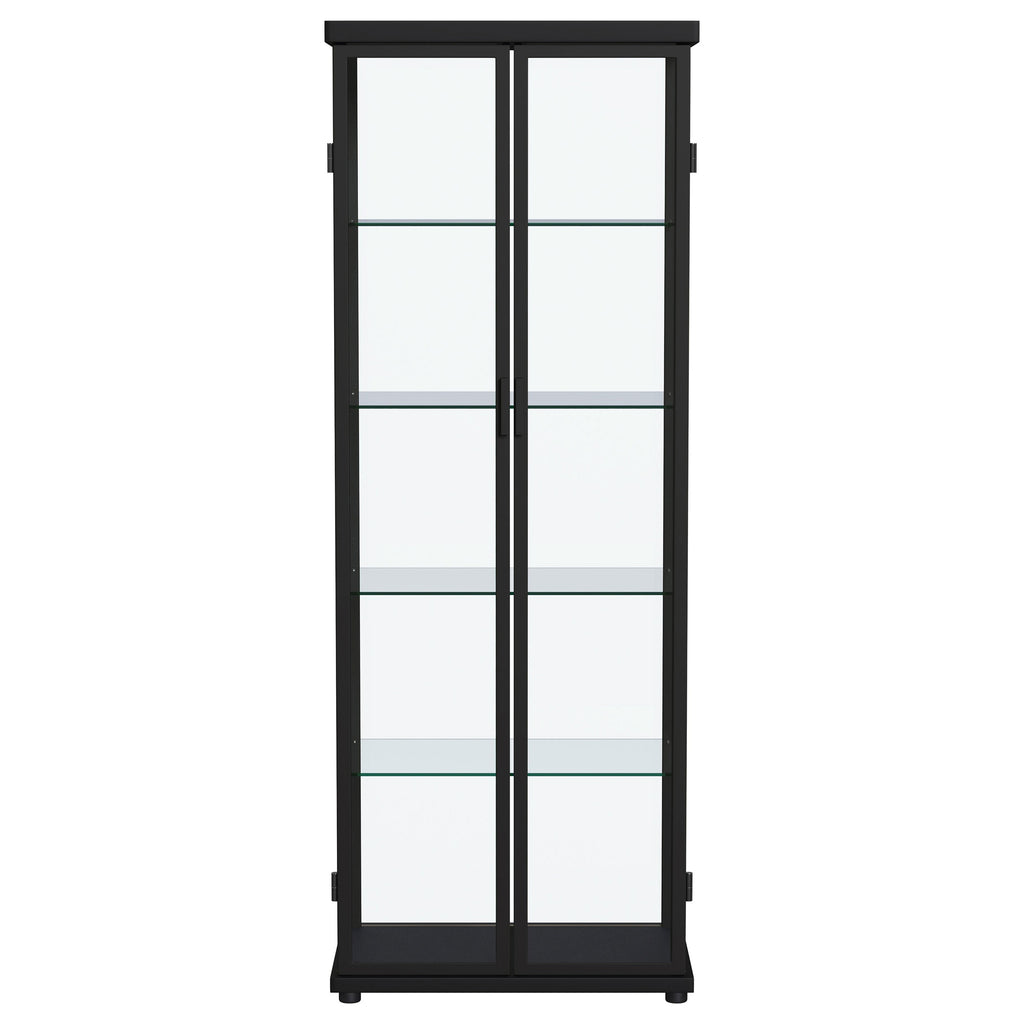 Aero Curio Cabinet with LED Lighting