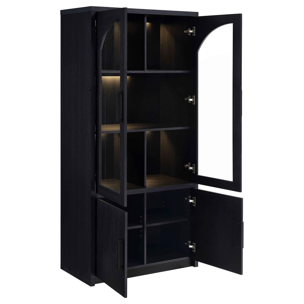 Riva Tall Display Cabinet with LED Lighting