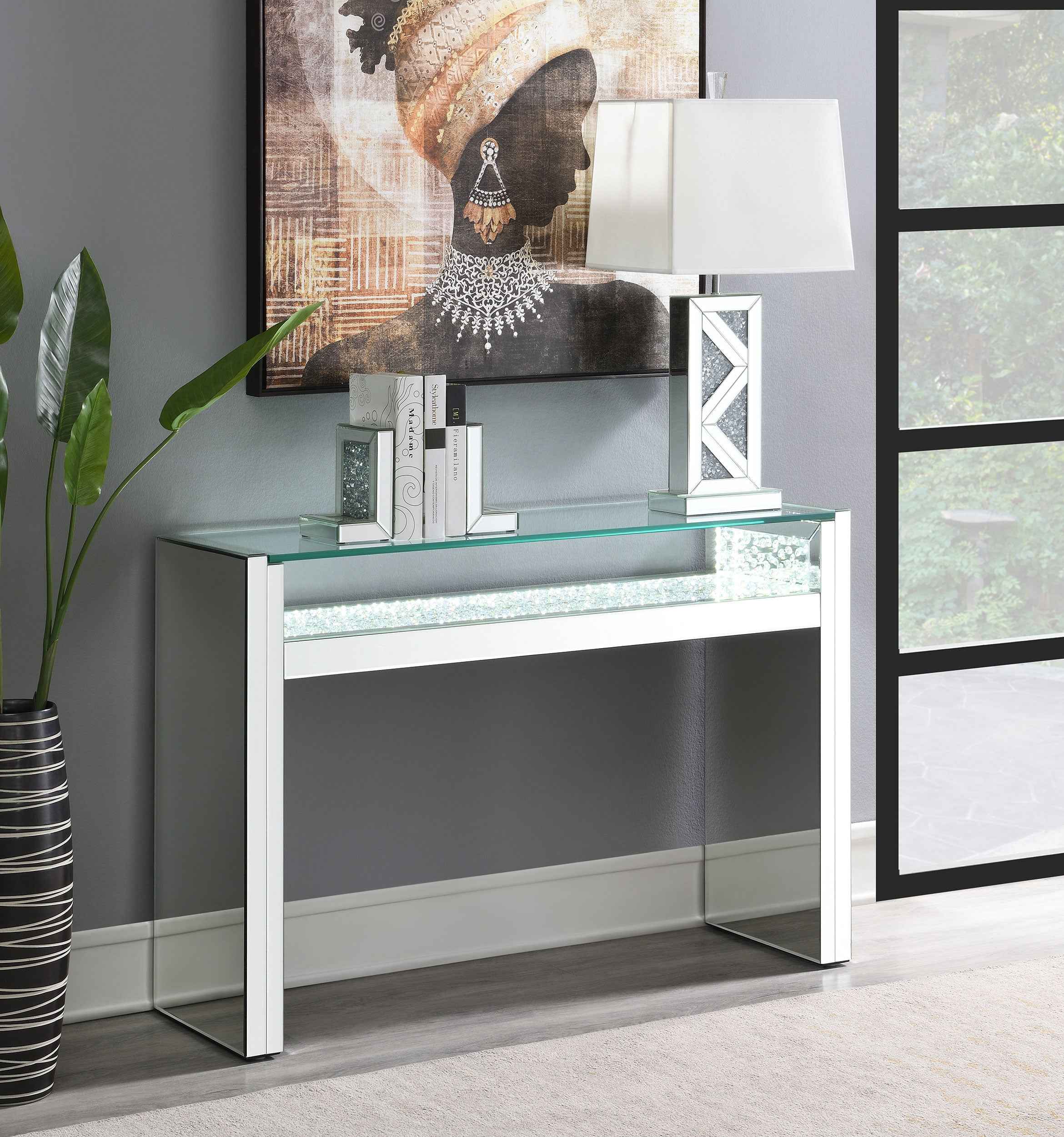 Edna Console Table with LED Lighting