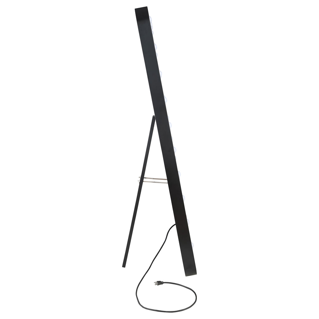 Canton Standing Mirror with LED Lighting and Bluetooth Speaker
