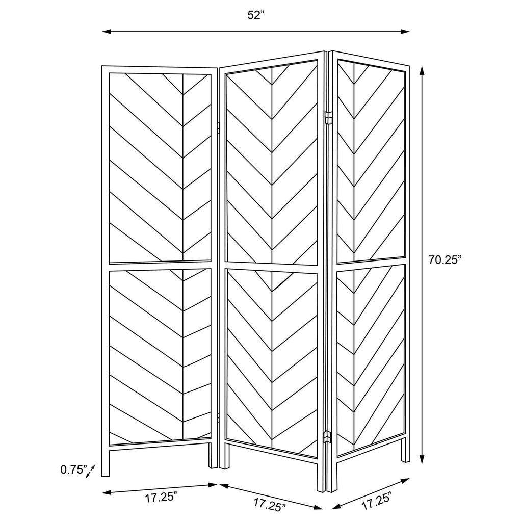 Marlene Three-Panel Room Divider