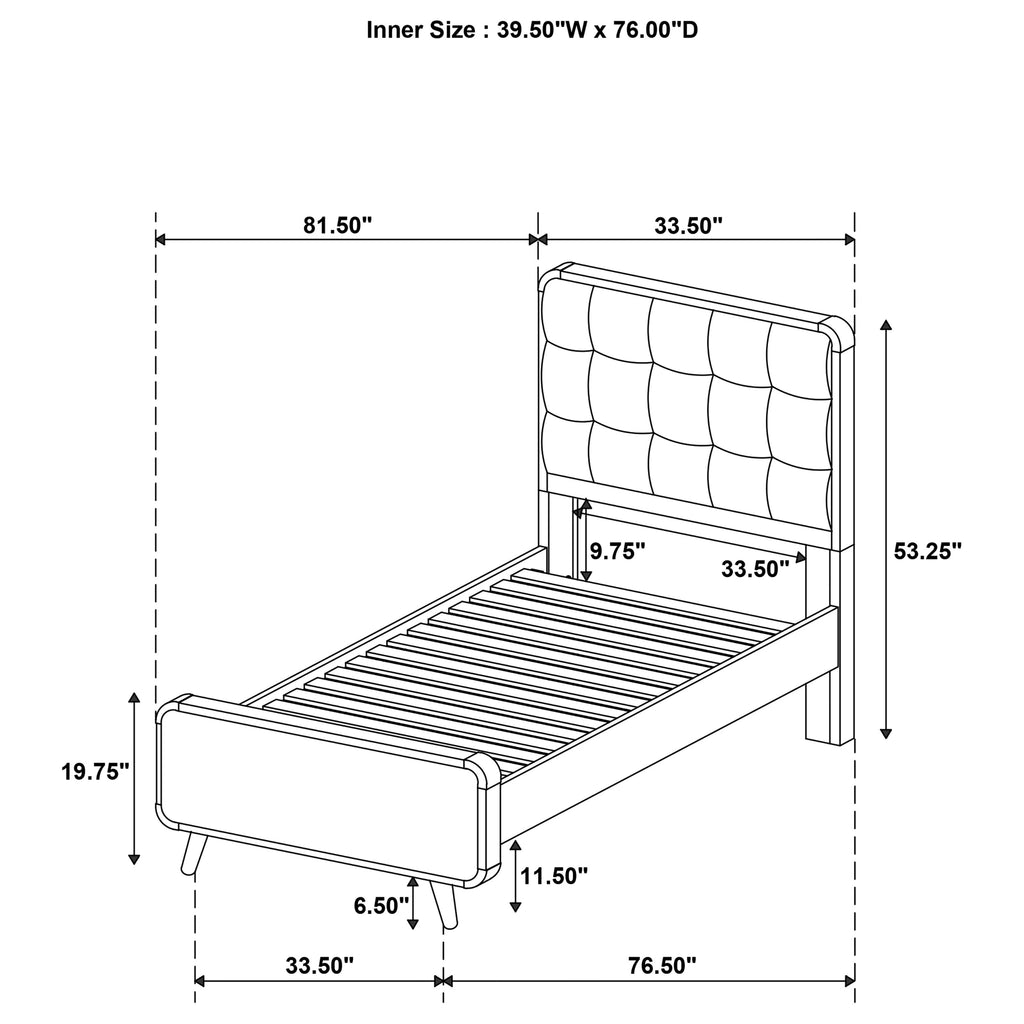 Robyn Panel Platform Bed