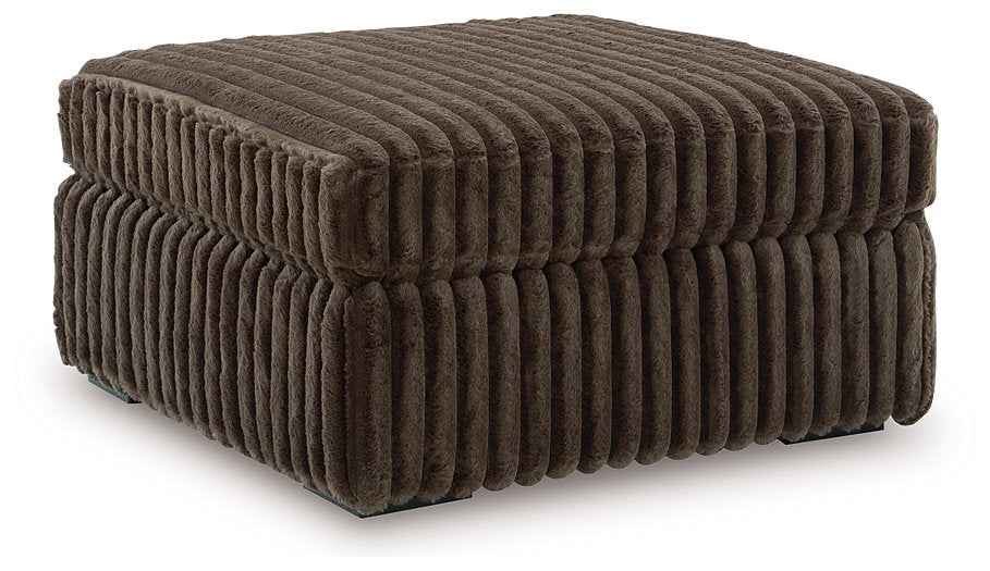 Midnight-Madness Oversized Accent Ottoman
