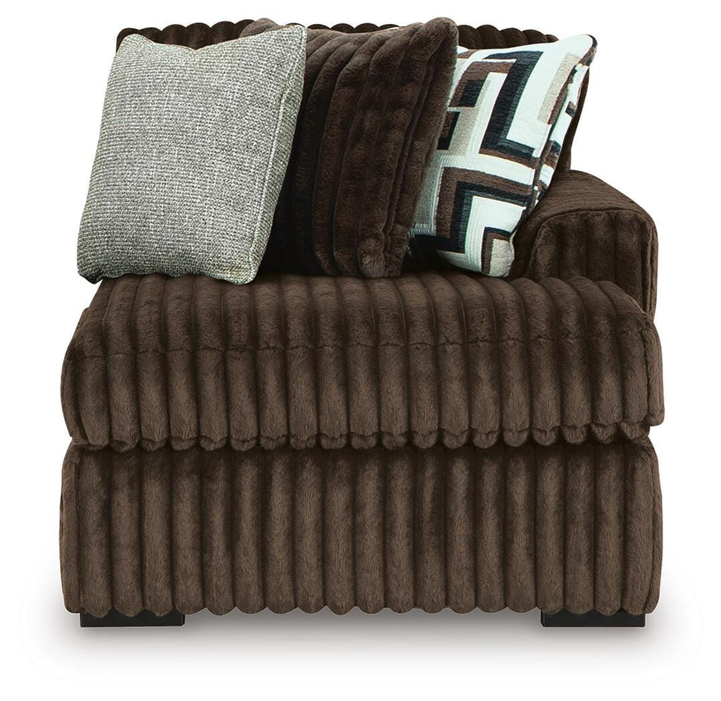 Midnight-Madness Sectional with Chaise