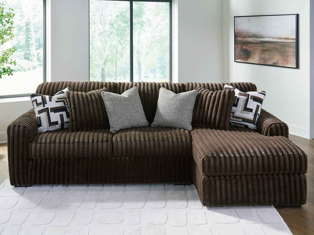 Midnight-Madness Sectional Sofa with Chaise