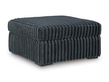 Midnight-Madness Oversized Accent Ottoman
