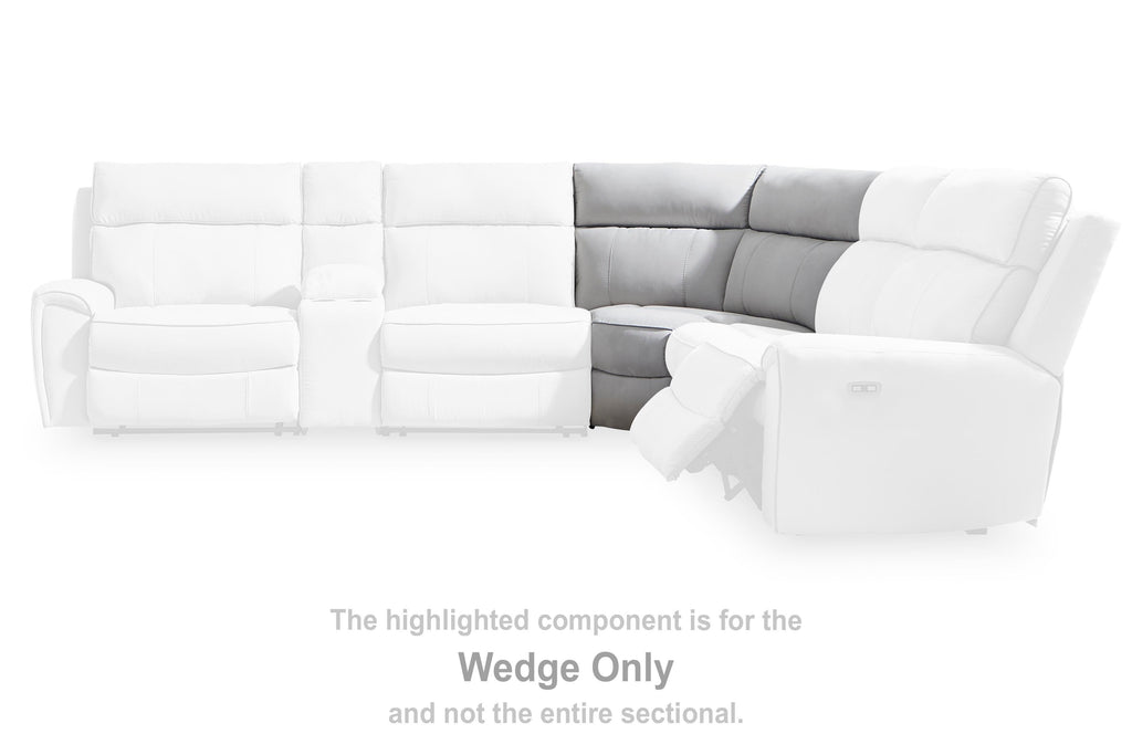 Social Pointe Reclining Sectional with Storage Consoles