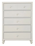 Wellsummer 5 Drawer Chest in White 1803W-9