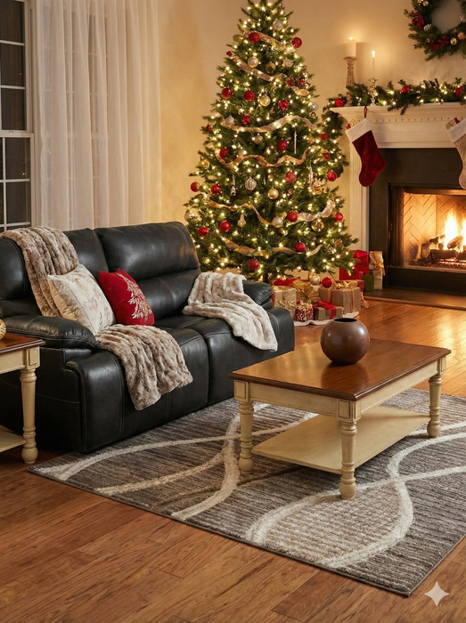 🎄 Combo Merry Christmas 🎄 Genuine leather Recliner sofa & loveseat