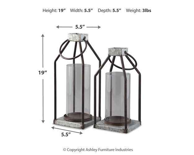 Diedrick Lantern (Set of 2)
