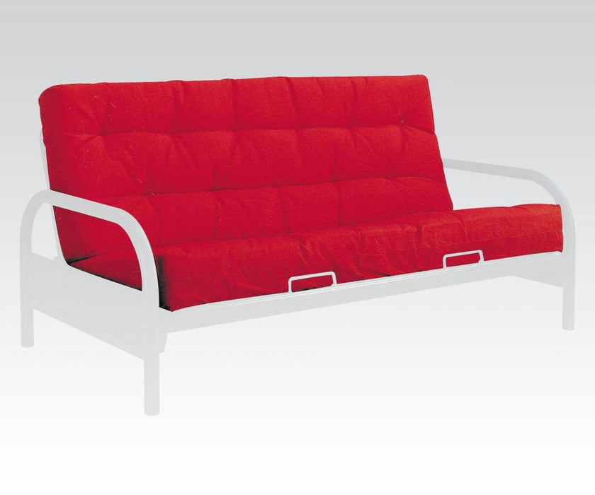 Acme 8" Full Futon Mattress in Red/Black 02812 - VIP FURNITURE (NJ)