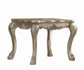Acme Dresden End Table in Gold Patina 83161