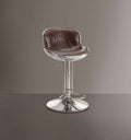 Acme Furniture Brancaster Adjustable Armless Swivel Stool in Vintage Brown (Set of 2) 96556