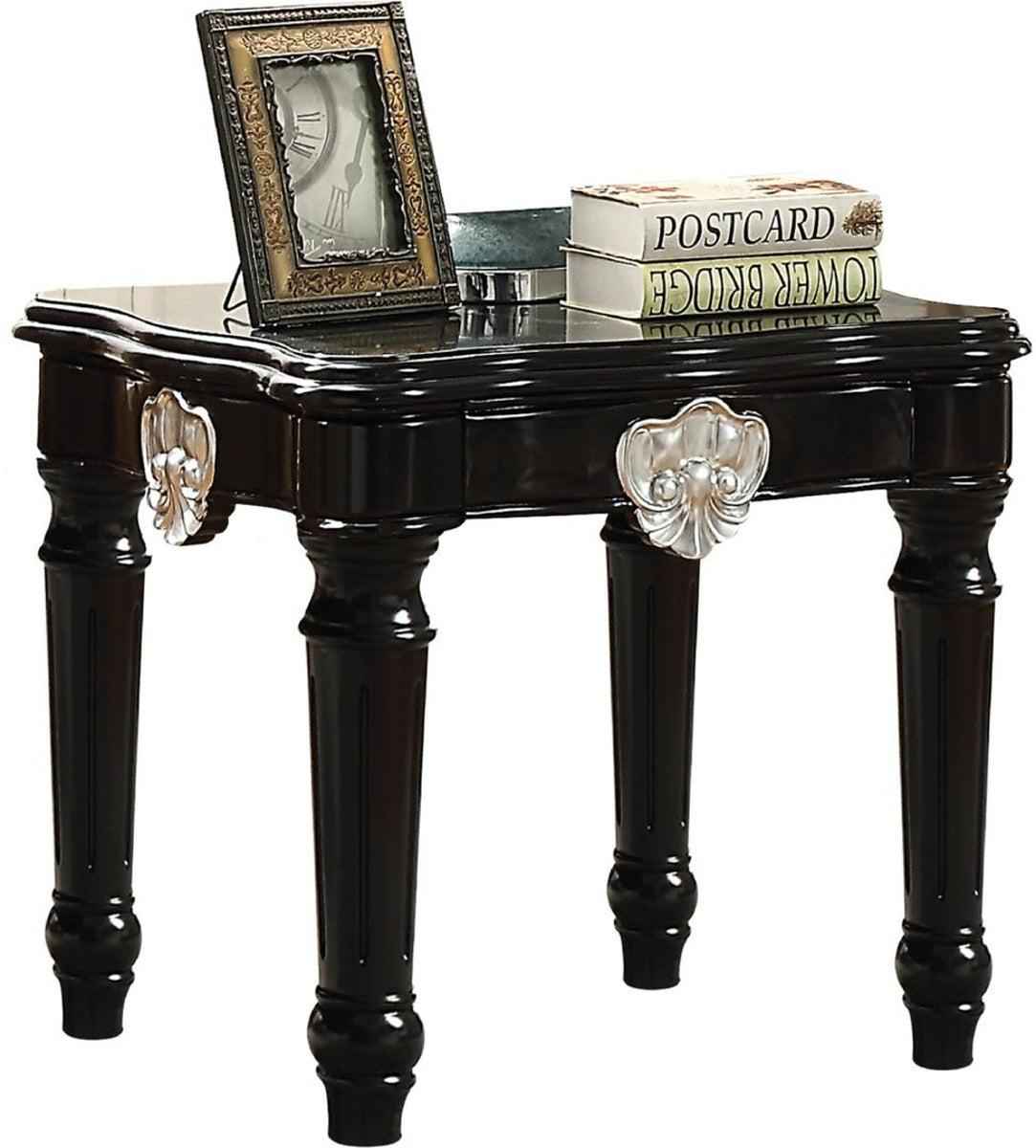 Acme Furniture Ernestine End Table in Black 82112