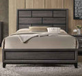 Acme Furniture Valdemar King Panel Bed in Weathered Gray 27047EK