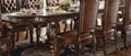 Acme Vendome Double Pedestal Dining Table with Two Leaves in Cherry 62000