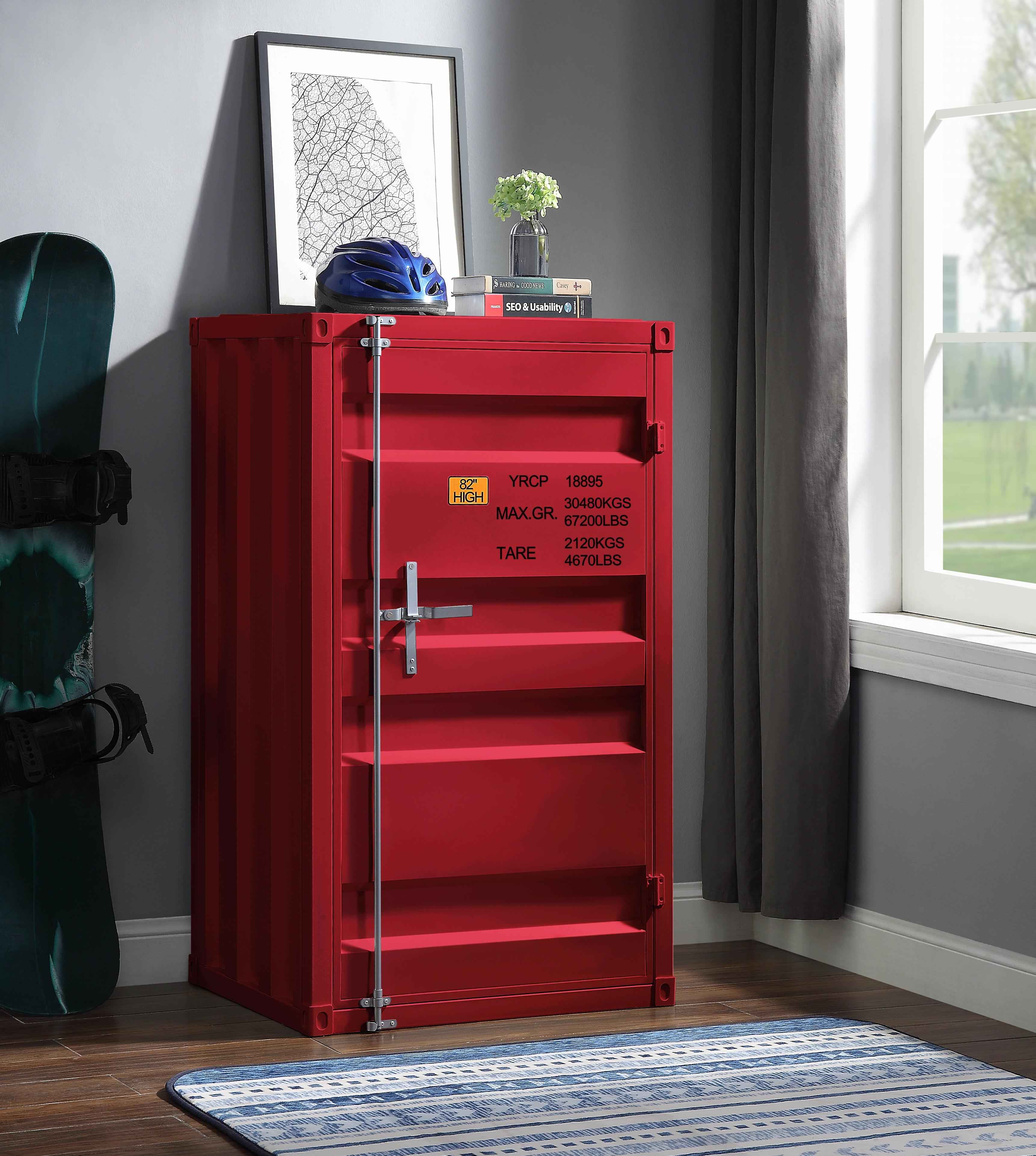 Cargo Red Chest (Single Door)