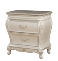 Chantelle Pearl White Nightstand