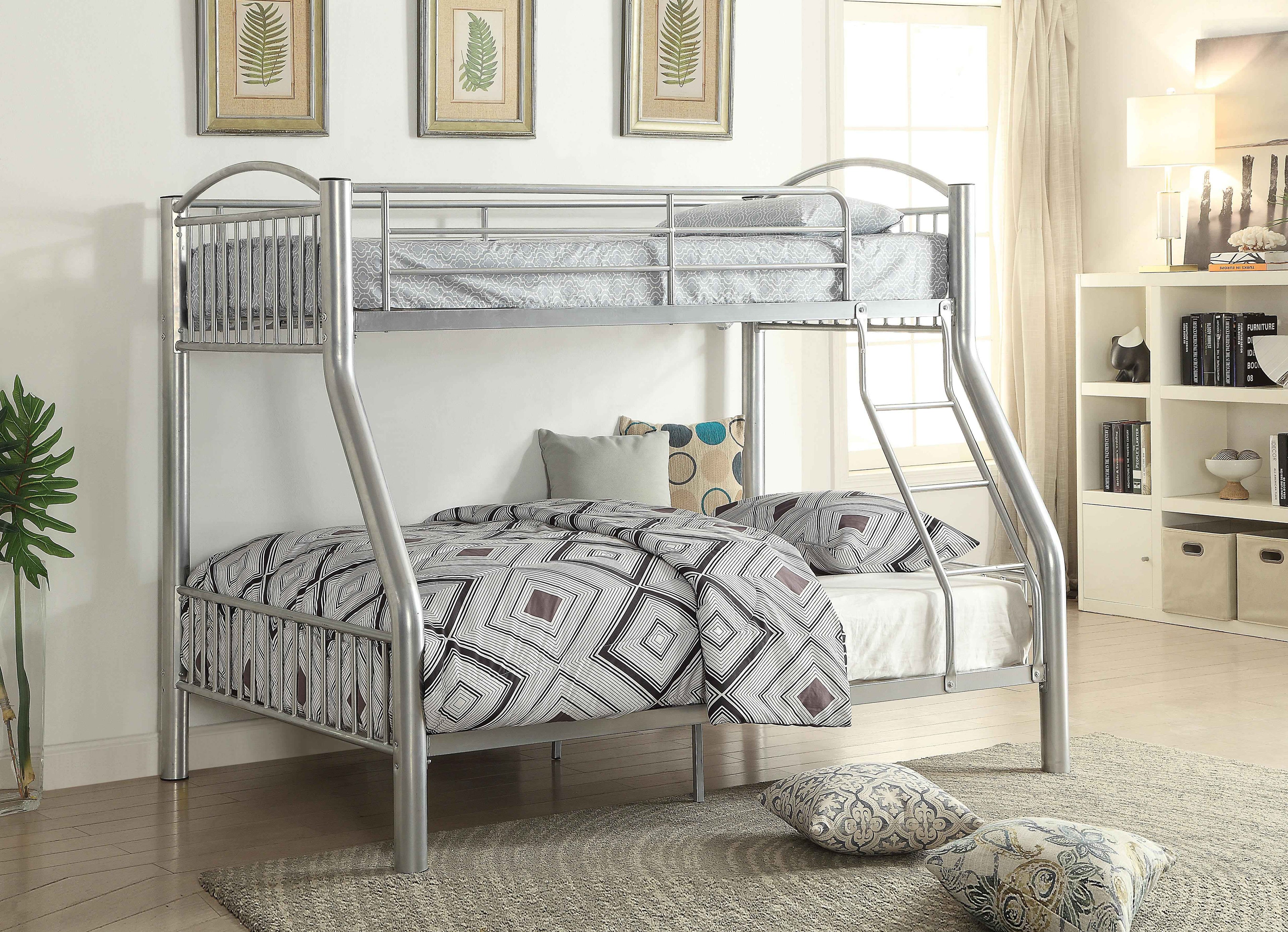 Cayelynn Silver Bunk Bed (Twin/Full)