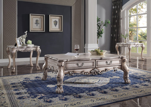 Dresden Vintage Bone White Coffee Table - VIP FURNITURE (NJ)