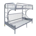Eclipse Silver Bunk Bed (Twin/Full/Futon)