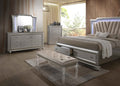 Kaitlyn PU & Clear Acrylic Bench