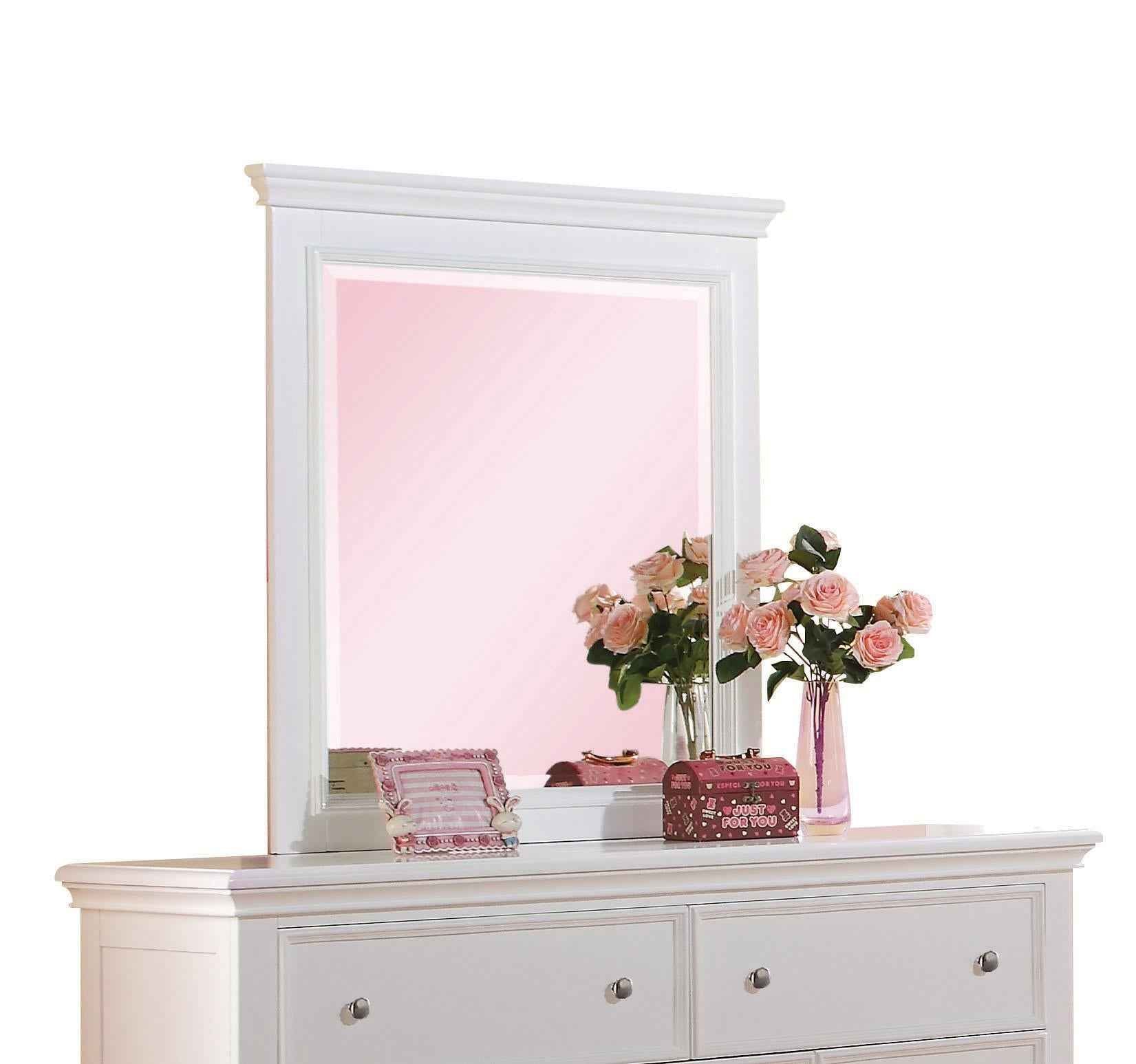 Lacey White Mirror
