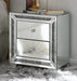 Noralie Mirrored & Faux Diamonds Accent Table - VIP FURNITURE (NJ)