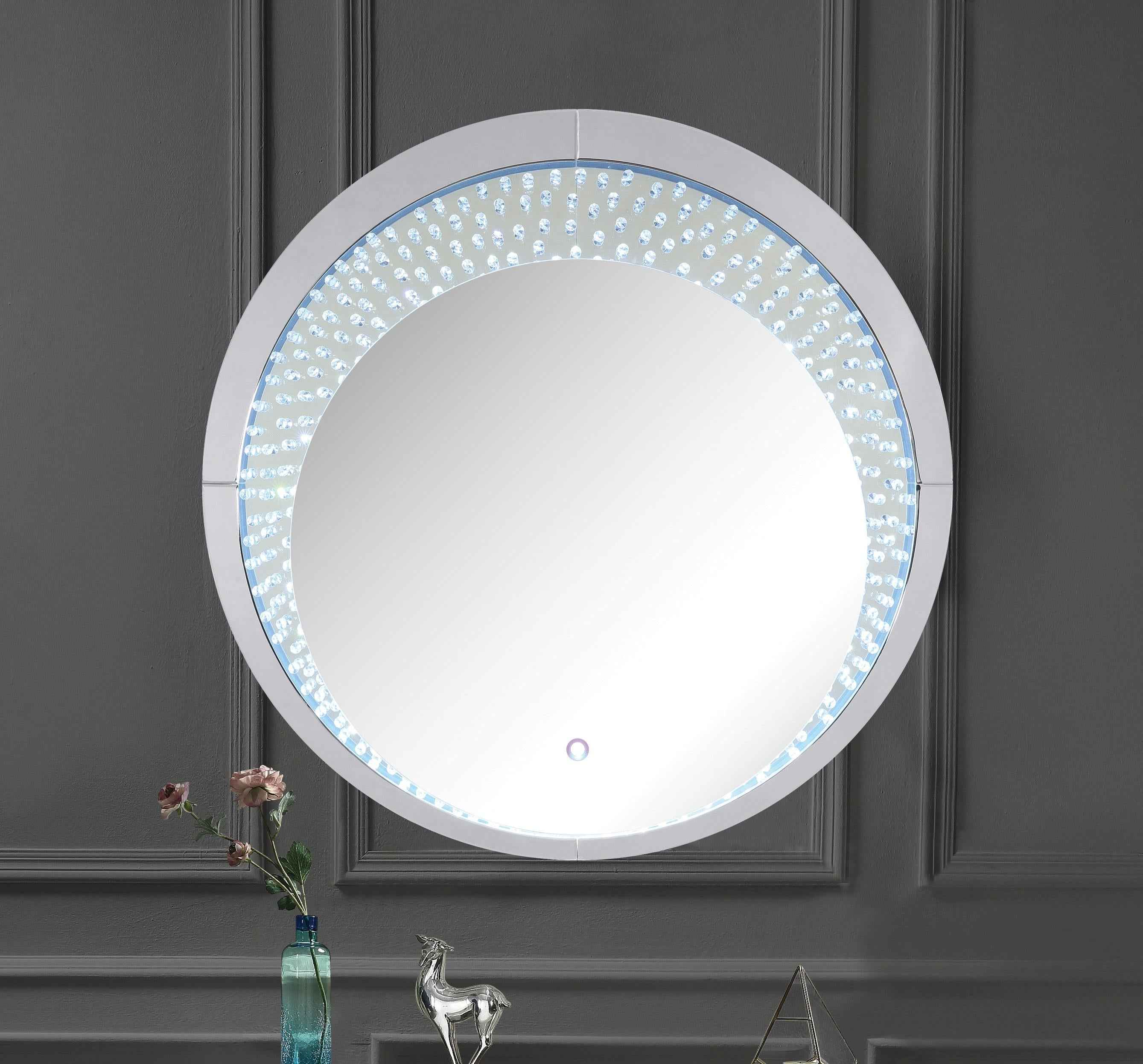 Nysa Mirrored & Faux Crystals Wall Decor (LED)