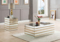 Osma Mirrored & Gold Coffee Table