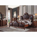 Picardy PU & Cherry Oak California King Bed