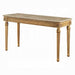 Acme Furniture Daesha Sofa Table in Marble/Antique Gold 81718 image