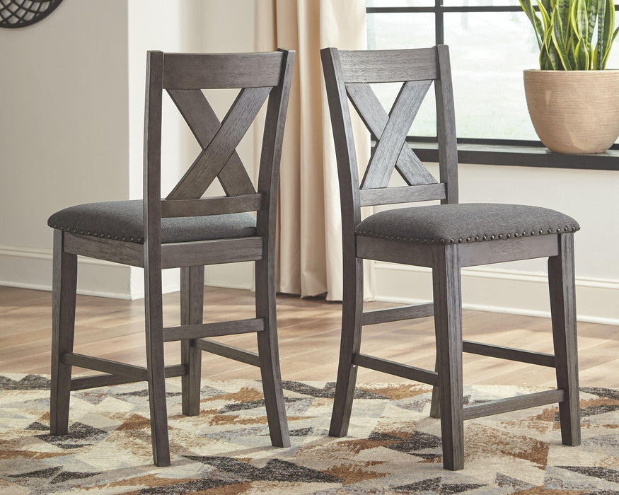 5pcs set TABLE , 2 STOOLS & 2 chairs VIP Ashley Furniture