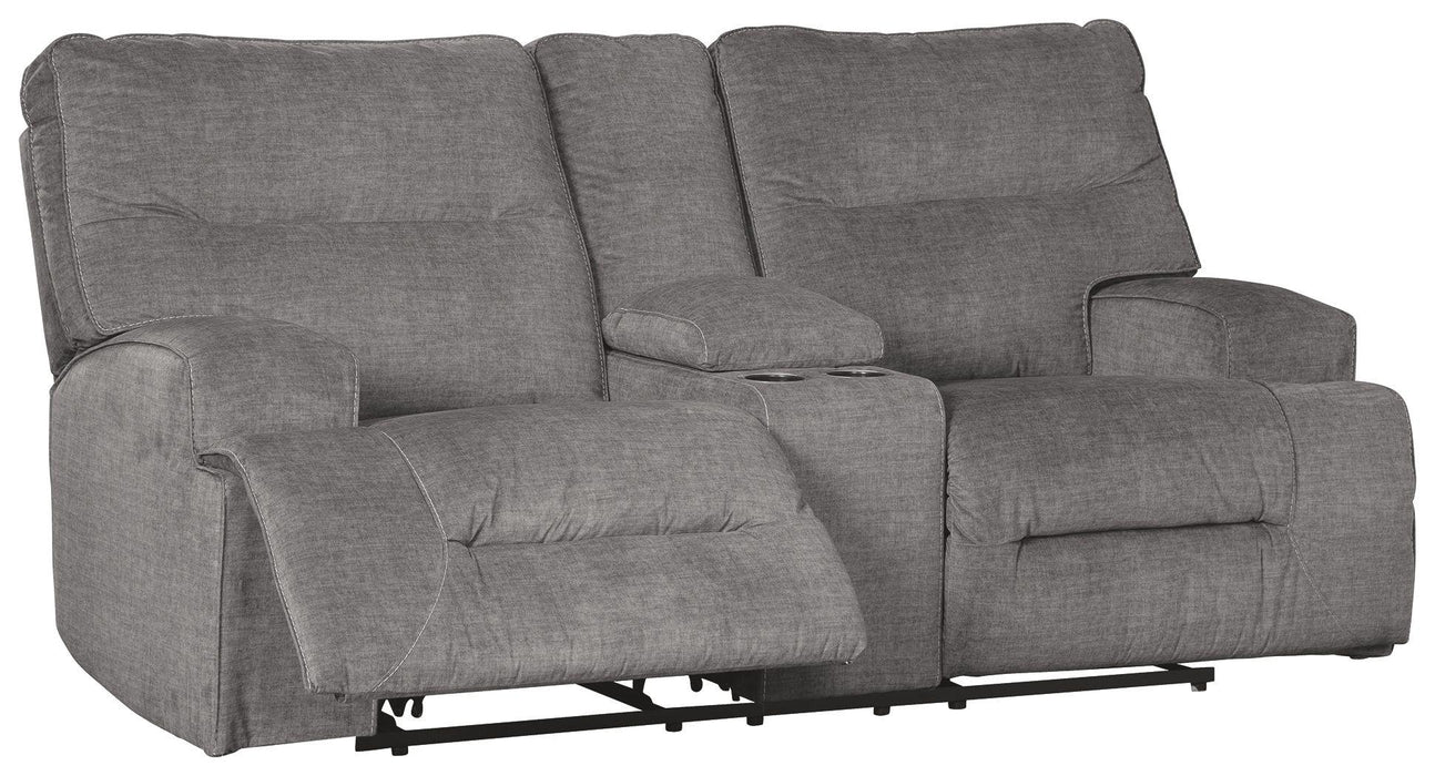 Loveseat W/console VIP Ashley Furniture