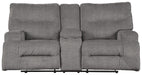Loveseat W/console VIP Ashley Furniture