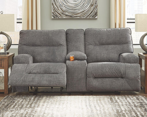 Loveseat W/console VIP Ashley Furniture